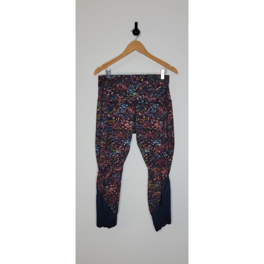 Lululemon Wunder Under HR Crop 23" Women's Size 10 Special Edition Scalloped Hem